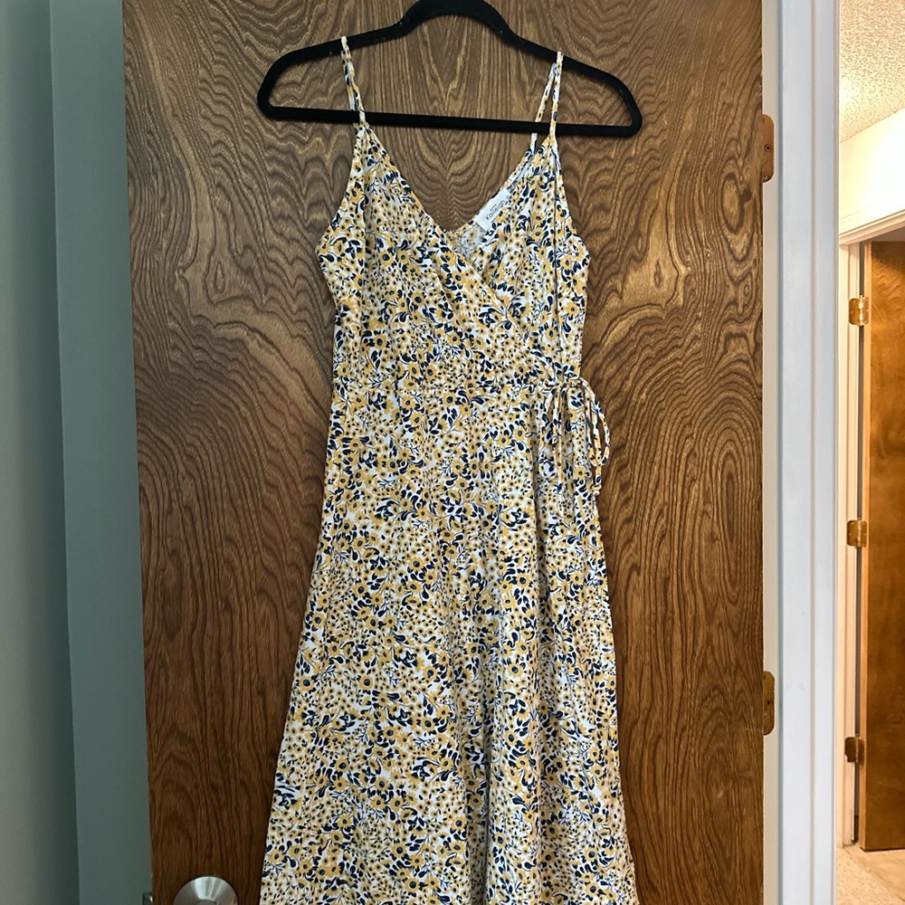 Kaileigh Midi Floral Spaghetti Strap Sundress